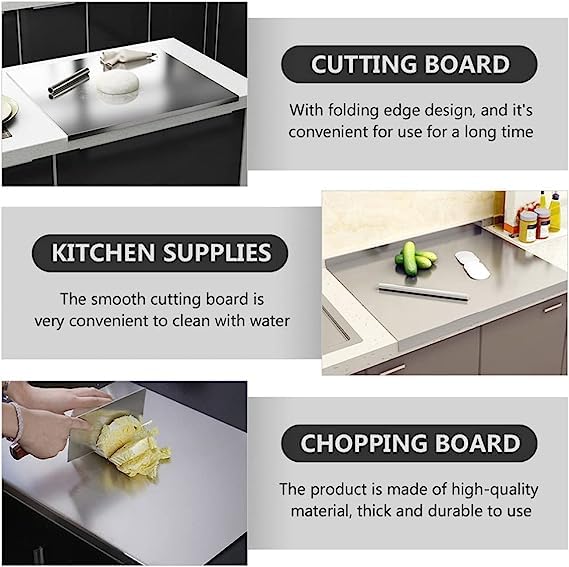 TakeGood.in's Steel Chopping Board ( Free 1 Knife ) Only for Today