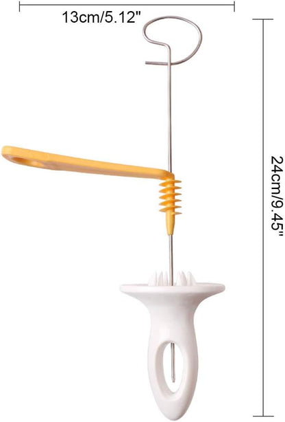 TakeGood.in's Stainless Steel and Plastic Manual Rotate Potato Twisted Cutter Spiral DIY Grater Tool for Perfect Spiral Cut Potatoes (As Shown)