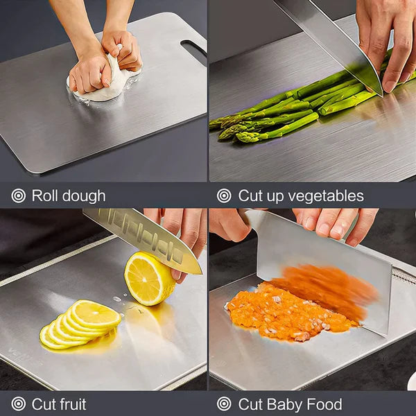 TakeGood.in's Steel Chopping Board ( Free 1 Knife ) Only for Today